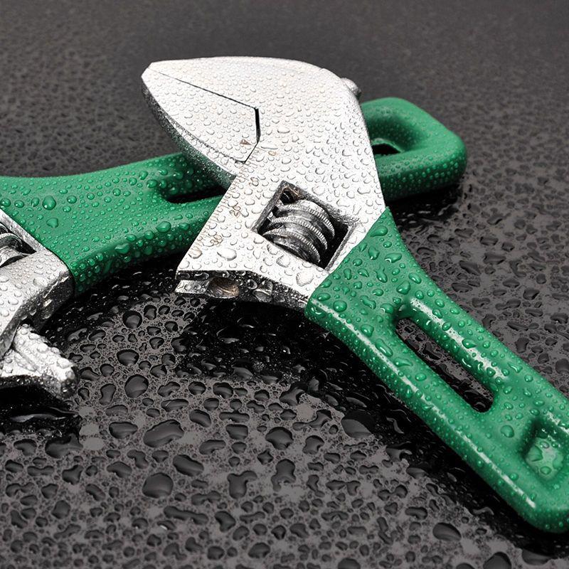 Mini Adjustable Wrench Multifunctional Short Handle Small Wrench for Bathroom Large Opening Universal Tool