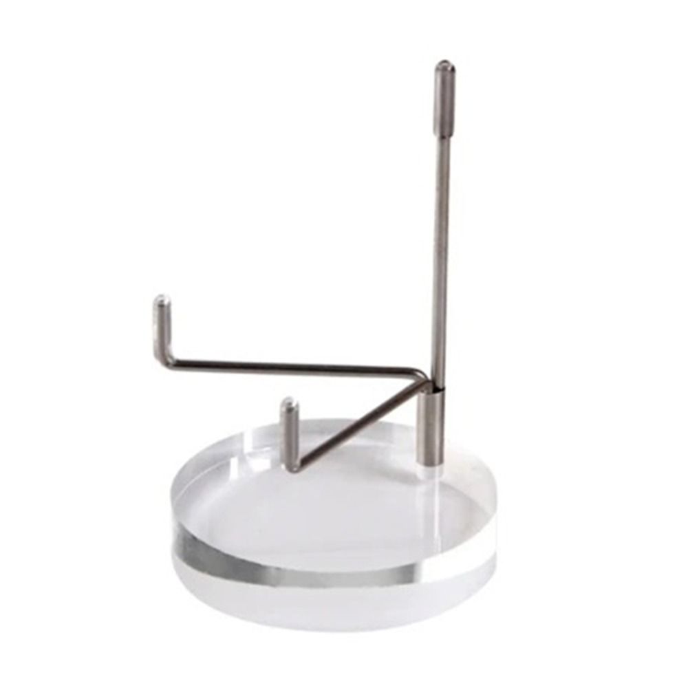 Adjustable Metal Arms Crystal Holder Soft Rubber Case Metal Mineral Rack  Museum