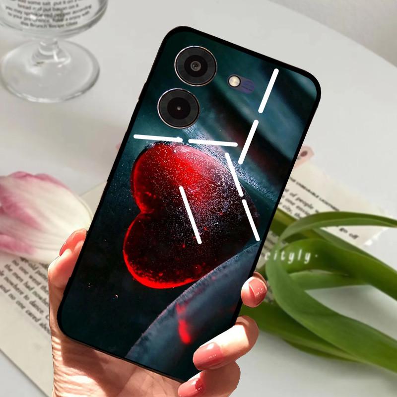 Чехол для Tecno Pova 5 Pro 5G Pova5 4G Мягкий Силикон ТПУ Задняя Крышка Телефона Для Tecno Pova Neo 3 Ударопрочный Бампер LH6n Мультяшный