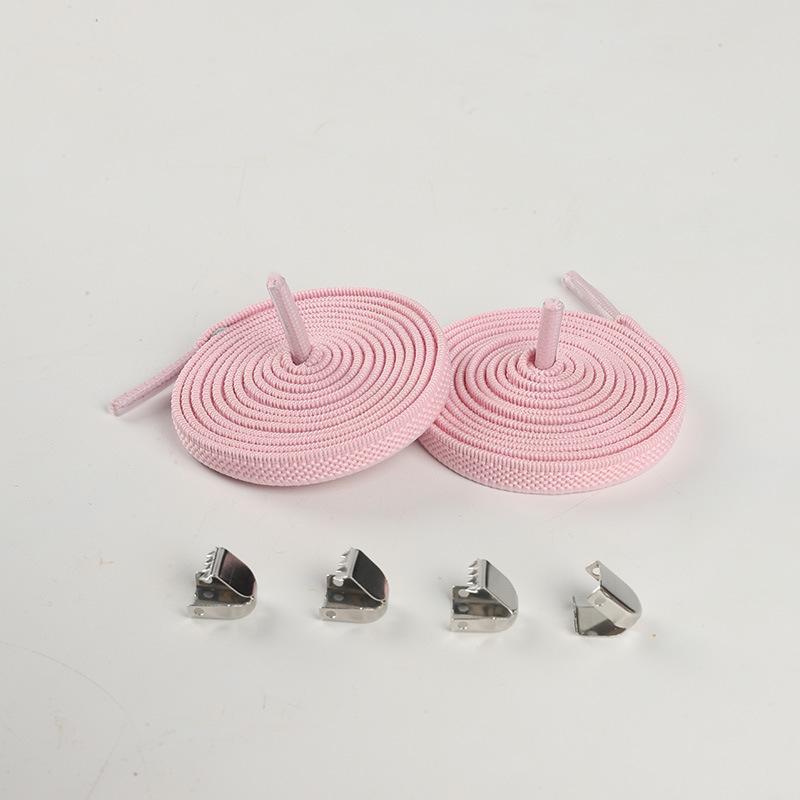 1 Pair No Tie Shoe Laces Elastic Shoelaces Outdoor Leisure Sneakers Quick Safety Flat Shoe Lace Kids And Adult Unisex Lazy Laces