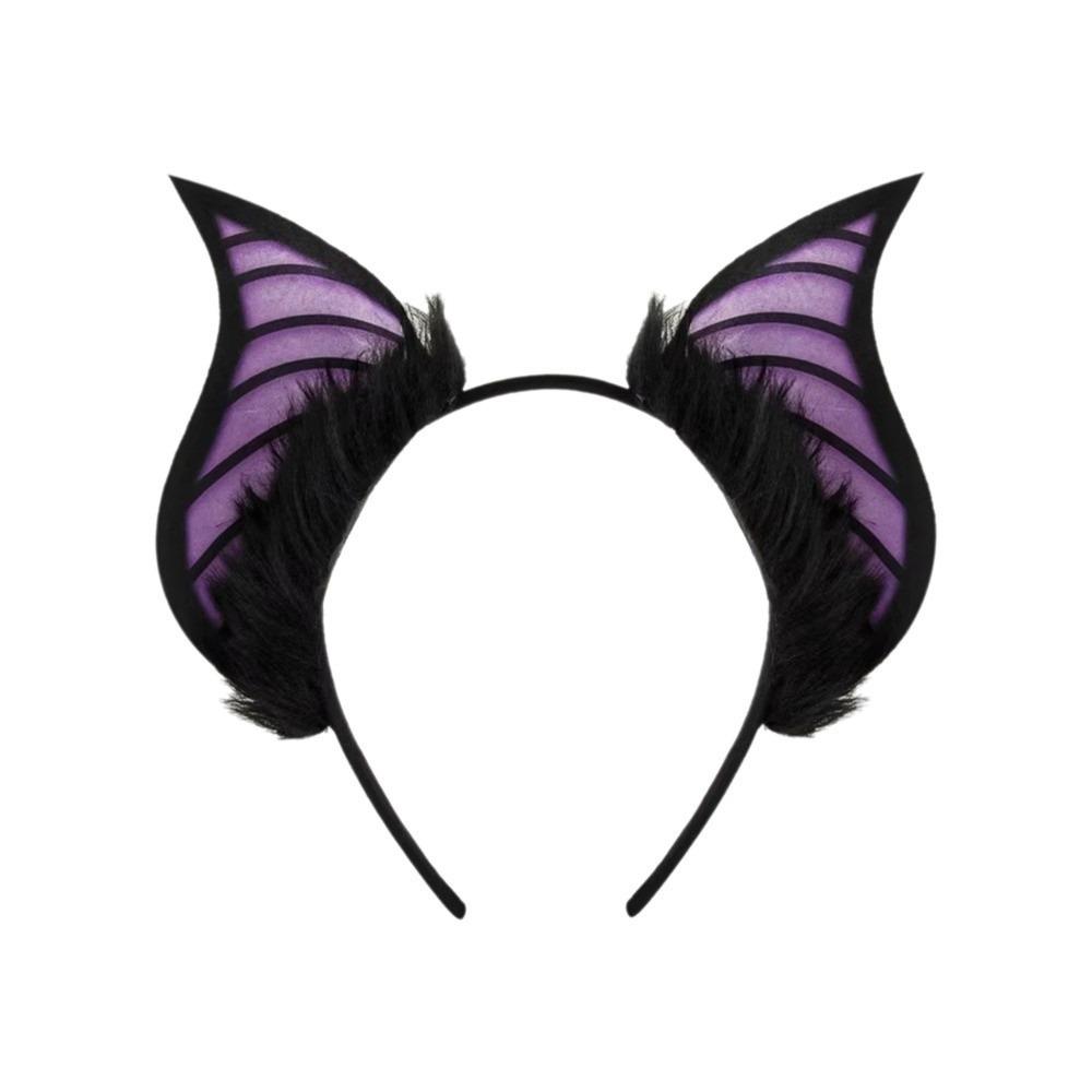 DIY Halloween Costume Cosplay Props Furry Halloween Hairband Fashion Bat Ears Headband Adults