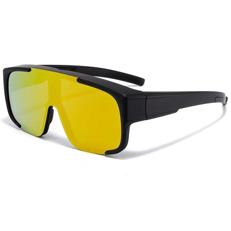 Non-polarized Oversized Fit Over Sunglasses for Women Men Trendy Square Shades for Driving Riding Riding That Can Be Worn Over Other Glasses