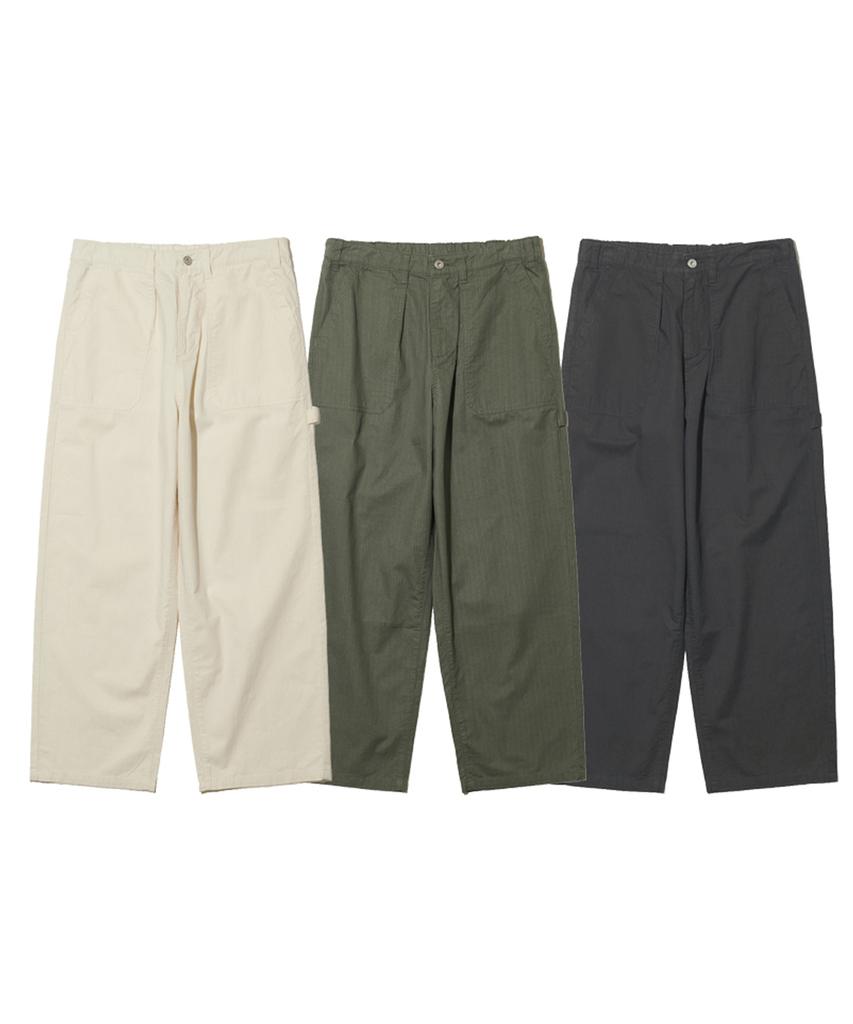 BIG UNION Fatigue Well Pants / Ivory