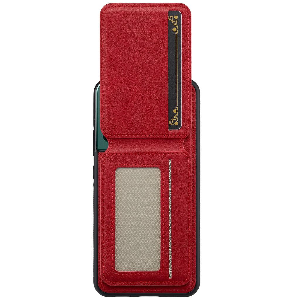 LC.IMEEKE L3 For Samsung Galaxy S22+ 5G Magnetic Case Detachable Card Holder Leather TPU Mobile Cover