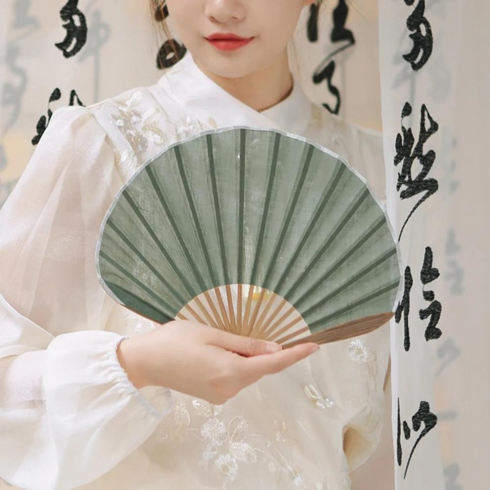 Ретро Мини Веер-Ракушка Китайский Ручной Веер Креативный Складной Ручной Веер Свадьба