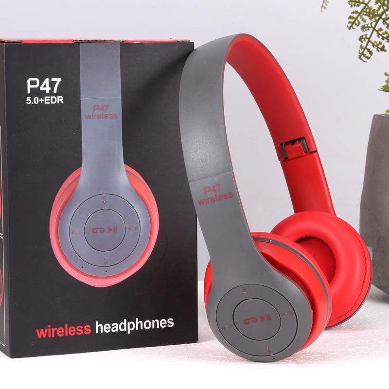 1 комплект Стерео P Серии Спортивная гарнитура 5.0 Bluetooth Гарнитура P47 Беспроводная игровая гарнитура