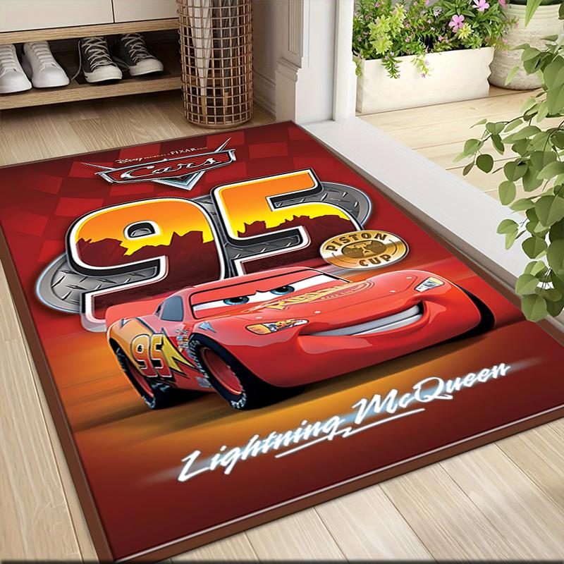Cars Mcqueen Carpet Rug Soft Washable Antislip Home Living Room Sofa Mats Personalized Christmas Rug