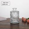 Small French Retro Glass Hydroponic Vase for Home Decor