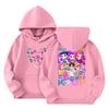 Child Fashion Lightweight Long Sleeve Pullover With Pockets  Print Hoodie