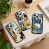 Чехол Ван Гог Чехол для телефона Для iPhone 17,16,15,14,13,12,11 Plus,Pro Max,XS,Красочный Серебристый Черный Чехол