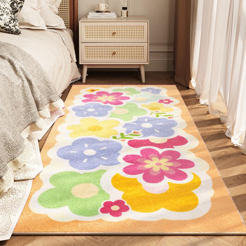 Прикроватный ковер для спальни Милый мультяшный длинный ковер Коврик для пола в комнату Коврик для эркерного окна
