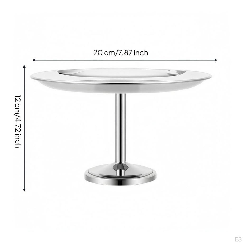 Десертная подставка пищевого качества с зеркальным подносом Долговечная витрина для кексов