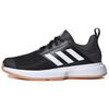 Essence Indoor Shock Absorbing Non-Slip Low-Top Badminton Shoes Unisex Shoes Black White FU8397