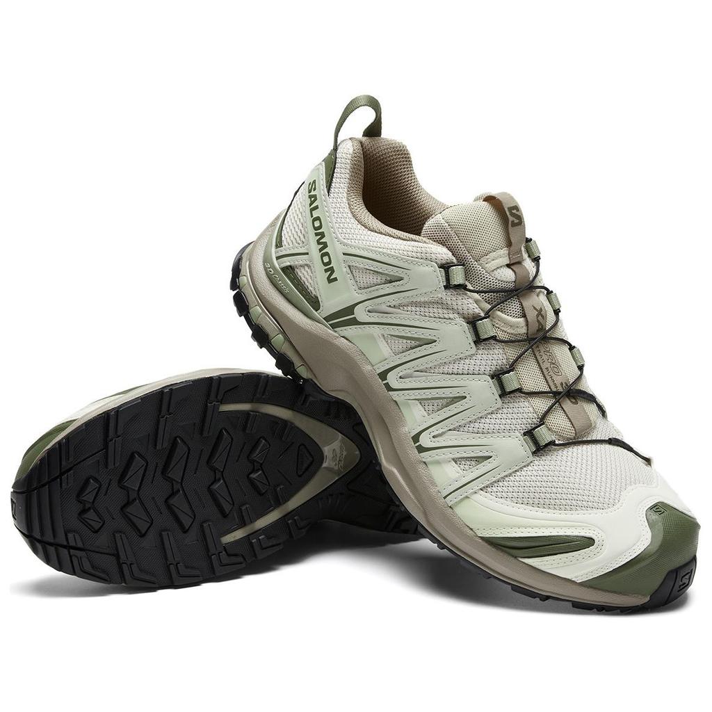 SALOMON XA Pro 3D Удобные Универсальные Низкие Функциональные Обувь для Активного Отдыха Унисекс Светло-Серый Бледно-Зеленый Перец-Белый L47773500