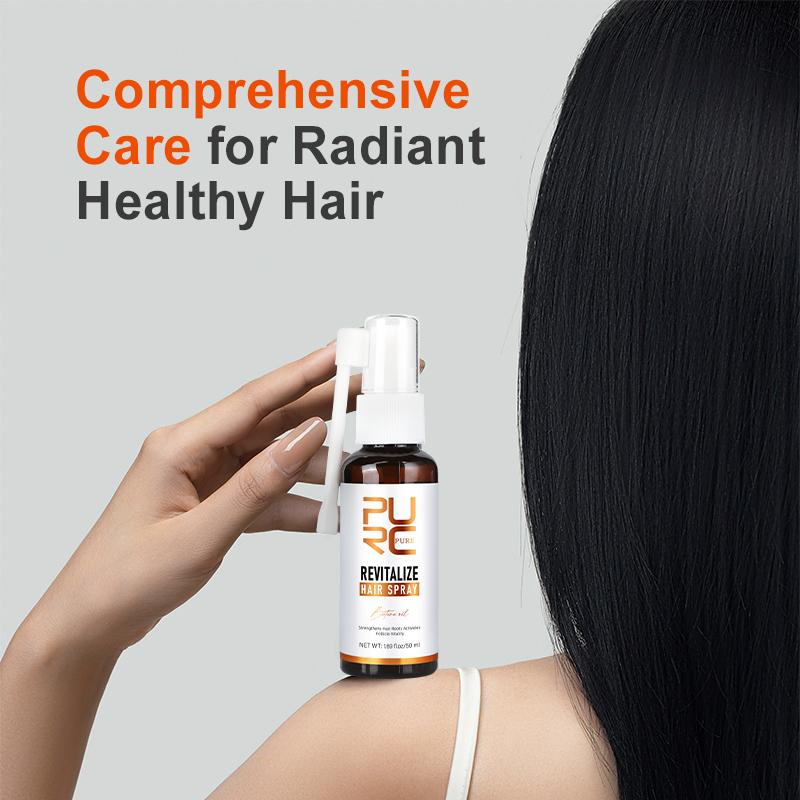 PURC Масло батана Спрей для роста волос Уход за волосами Против выпадения волос Быстрое восстановление роста Питательный спрей Масло розмарина Биотин Средства для роста волос