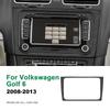 Для Volkswagen VW Golf 6 GTI R MK6 2008 2009 2010 2011 2012 2013 Италия Супер Замша Автомобиль Центральная Панель Кондиционера CD Рамка Отделка Наклейка