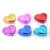 Heart Shaped Cosmetics Bottle Refillable Perfume Dispenser Bottle 25ML Glass Perfume Bottles  Women