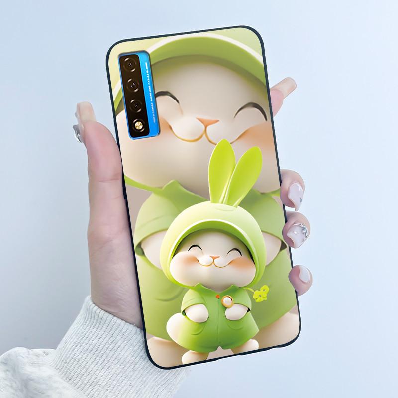 Чехол для TCL 20 20S 20 Pro 5G 20L Plus 20L+ Чехол Роскошный Дракон Милый Крутой Мальчики Девочки Черный Мягкий Силиконовый Чехол для Телефона Задняя Крышка