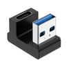 Конвертер Type-C «мама» в USB 3.0 «папа» 10 Гбит/с, Type-C в USB 3.0 с углом 90 градусов для удлинительного разъема USB-C.