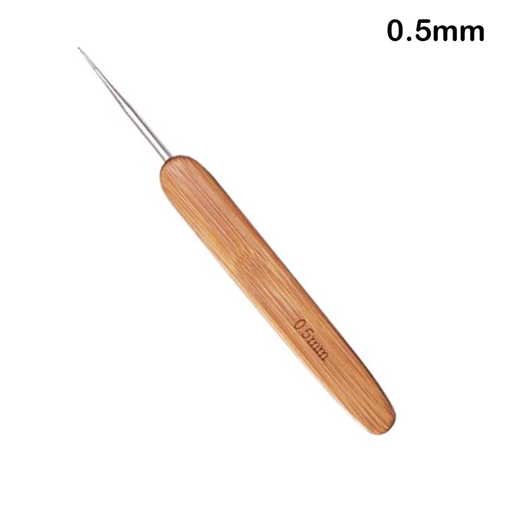 Длинные Крючки для Вязания Бамбуковые Деревянные Крючки для Вязания Новый Инструмент для Пряжи Ткачество Ковер