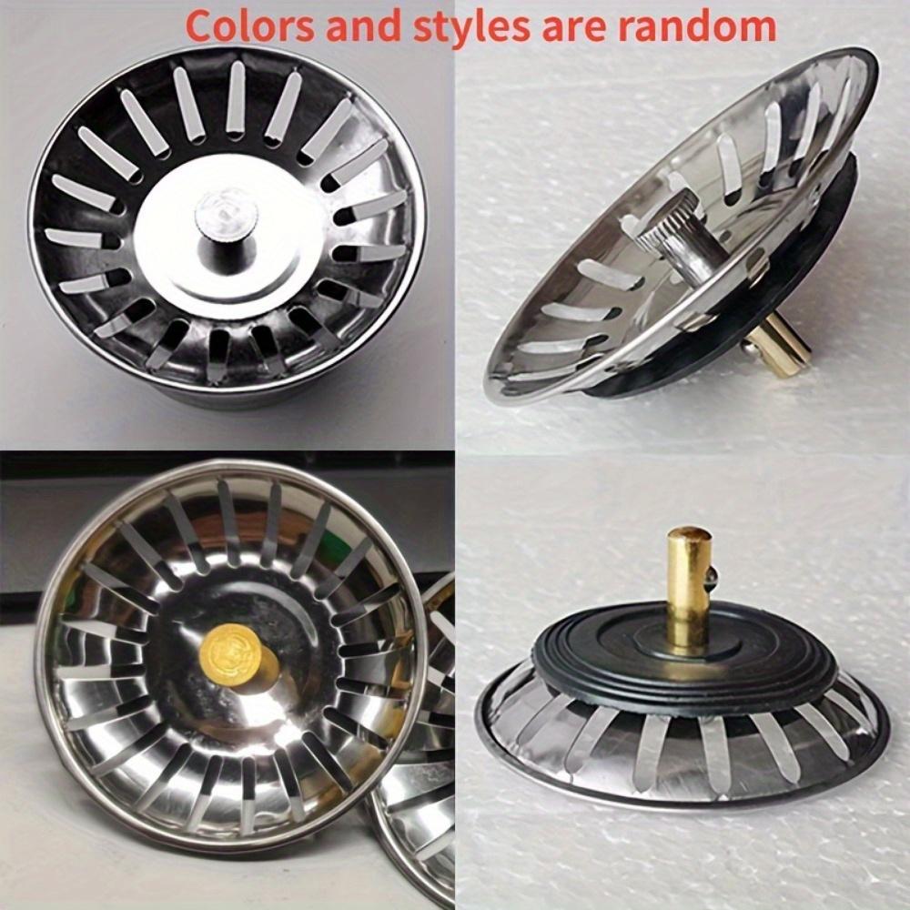 4pcs Kitchen Basin Drain Dopant Sink Strainer Basket Waste Filter Stopper Bathroom Hair Catcher
