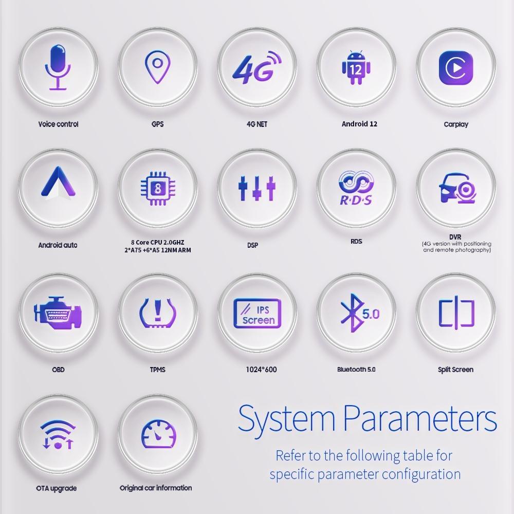 OSSURET Intelligent 8G 128G Android 12 Car Radio For Opel Astra H J 2004 Vectra Vauxhall Antara Zafira Corsa C D Vivaro Meriva 4G Carplay GPS Player