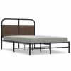 VidaXL Cadre de lit sans matelas 140x190 cm chêne marron 4100464