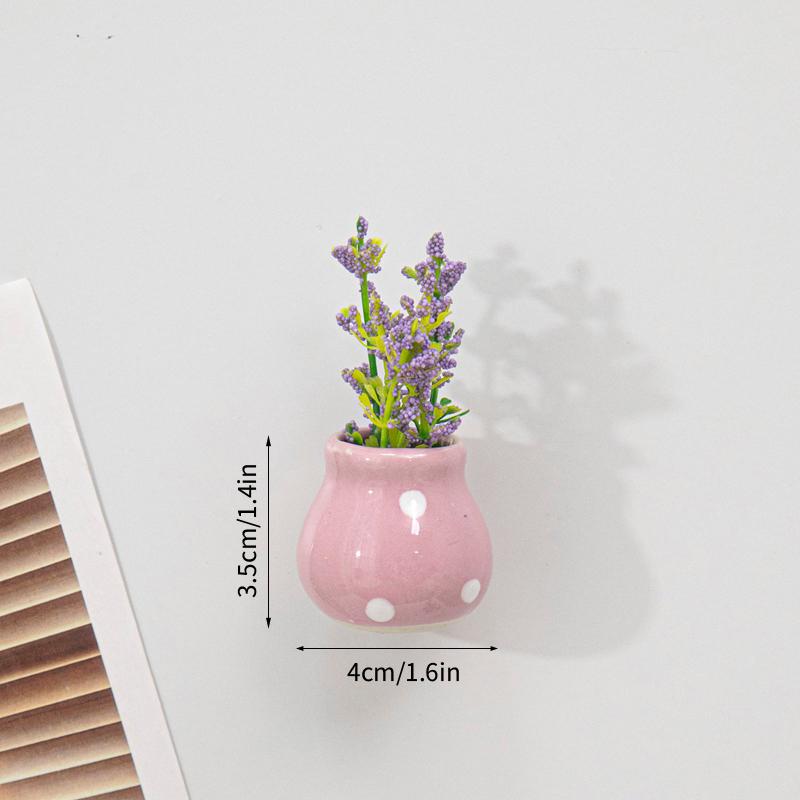 Магниты на холодильник в форме вазы 3D Мини-магниты для холодильника Милый магнит на холодильник для украшения дома Подарок для гостей Новоселье