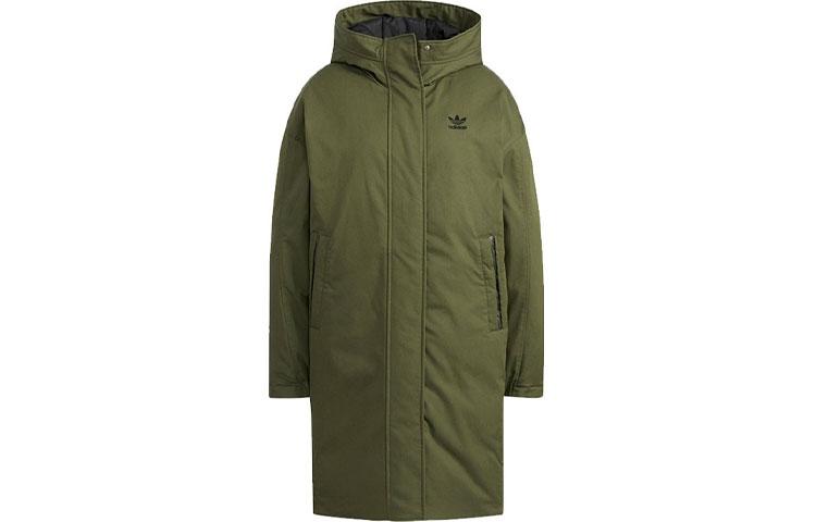 adidas Оригинальная пуховая куртка Зимняя женская Зеленая HF1586