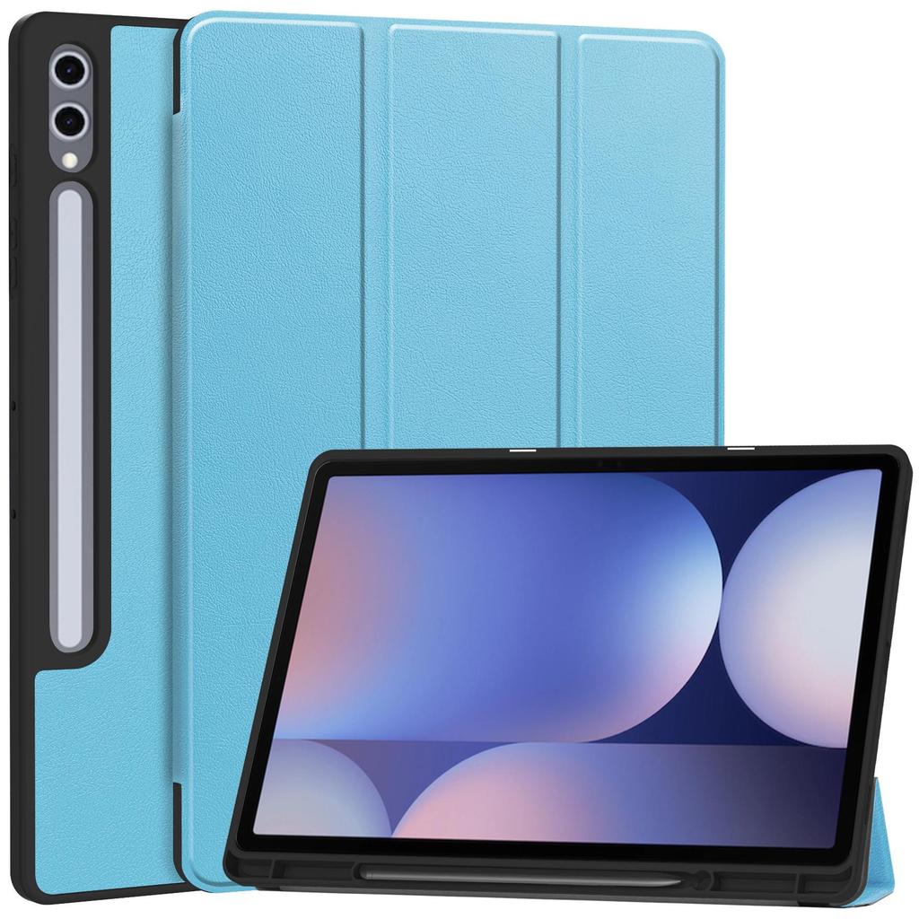 Чехол для планшета Samsung Galaxy Tab S10+ Plus / S9+ Plus 12,4'' дюйма, тонкий чехол Folio, легкий жесткий защитный чехол с многоугольной подставкой