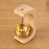 Mini Orin (Buddhist Bell), a Stylish and Portable Brass Bell Perfect for Pet Memorials, Modern Buddhist Altars, and Other Buddhist Accessories. Featur