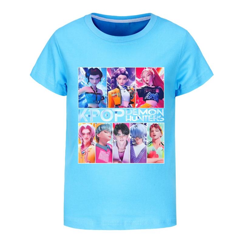 Детские летние футболки с коротким рукавом и мультяшным принтом, удобные и универсальные