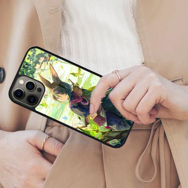 Genshin Impact Тигнари Funda Магнитный Чехол для Телефона ДЛЯ APPLE iPhone 17 Air 16 14 13 12 Pro Max 15 Plus Беспроводная Крышка MagSafe