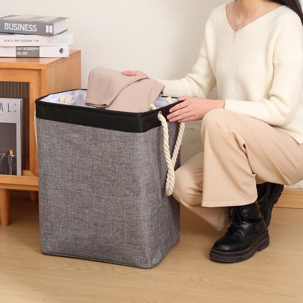 1/2 шт. Большая вместительная корзина для белья, корзина для хранения грязной одежды, тканевая корзина для хранения, для дома, спальни, ванной комнаты