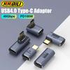 Разъем-переходник NNBILI USB 4.0 PD100W 8K для Macbook 40 Гбит/с Высокоскоростной USB C OTG U-образный Прямоугольный Угол Папа-Мама