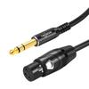 Twozoh XLR Female to Male TRS Cable Jack TRS Balanced и XLR микрофонный кабель 1M 6.35mm (1/4") 1/4" (Профессионал/Hi-Fi)