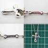 [Б/у] TIFFANY/Tiffany 925 Teardrop Cross Подвеска/ожерелье [g340-50]