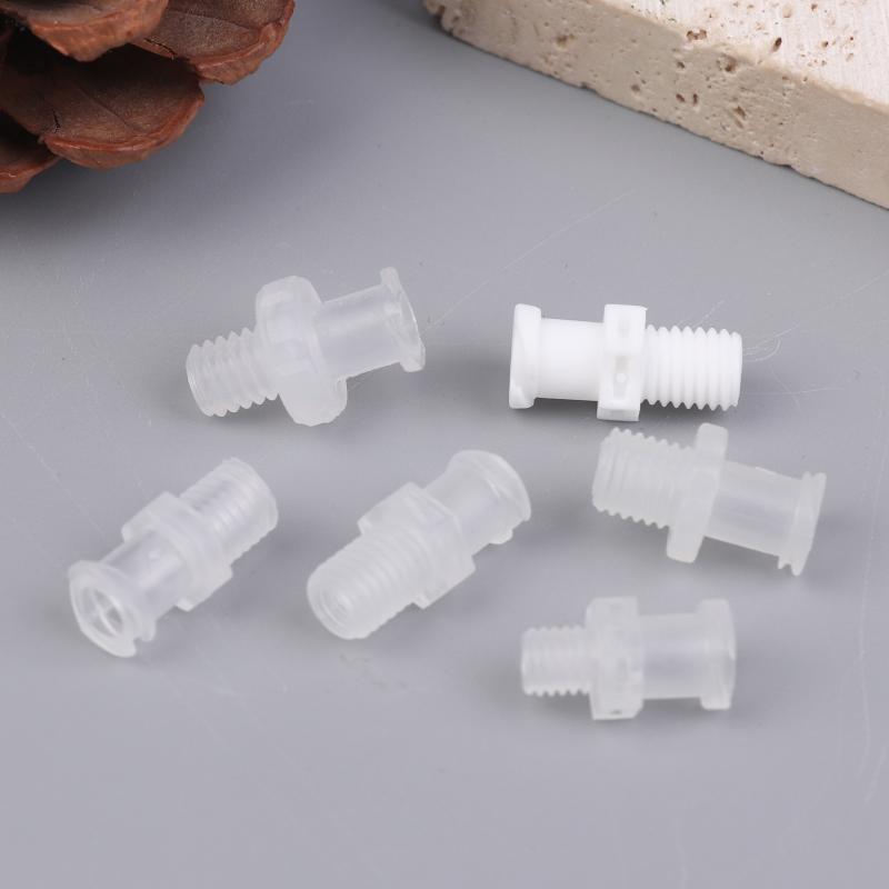 Пластиковый адаптер Luer Lock из ПП – Преобразует резьбы 1/4-28UNF, M5, M6 для дозирования, воздушных клапанов и соединений шприцев