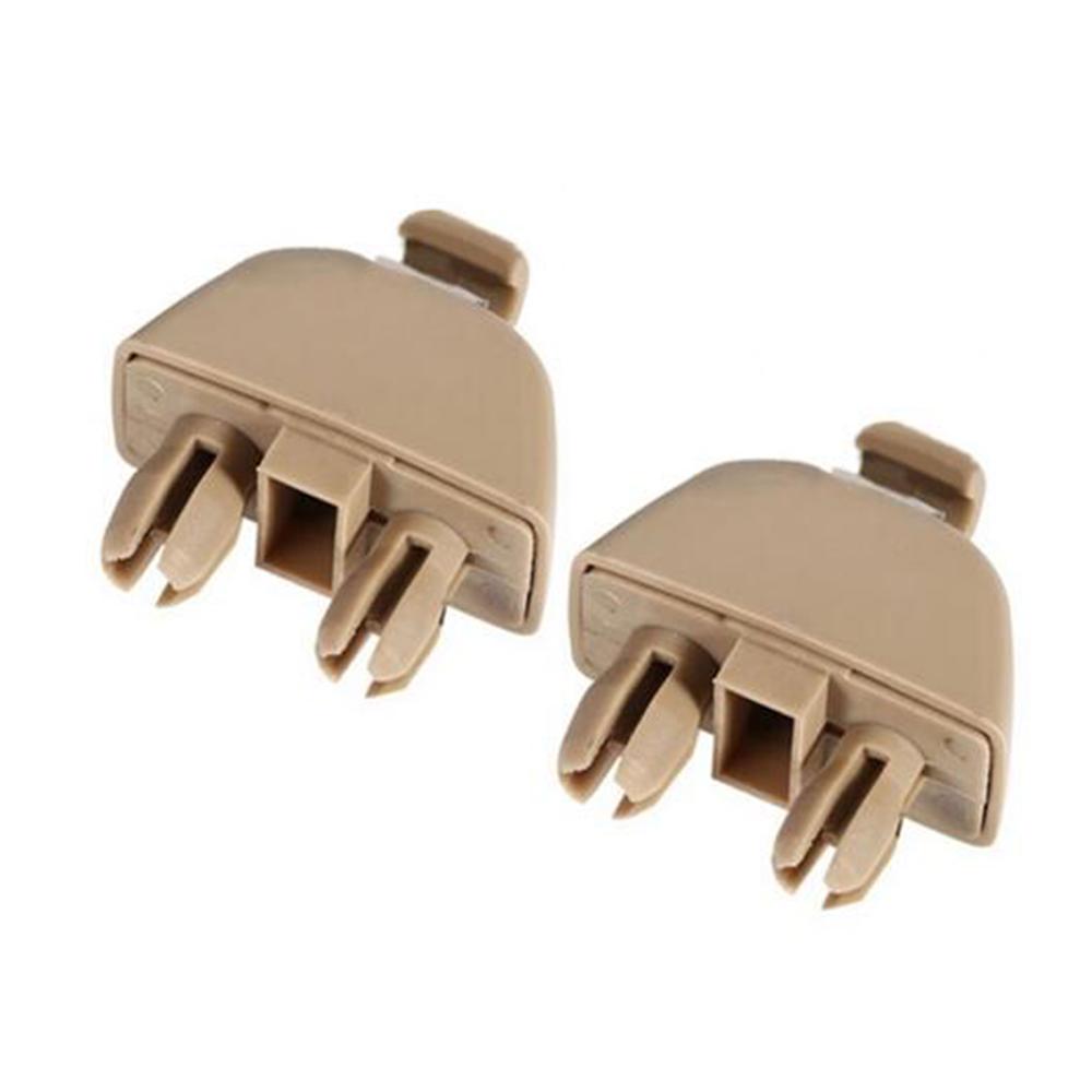 2 шт. 6RD857561 Клипсы-фиксаторы для держателя солнцезащитного козырька для VW Passat, бежевые