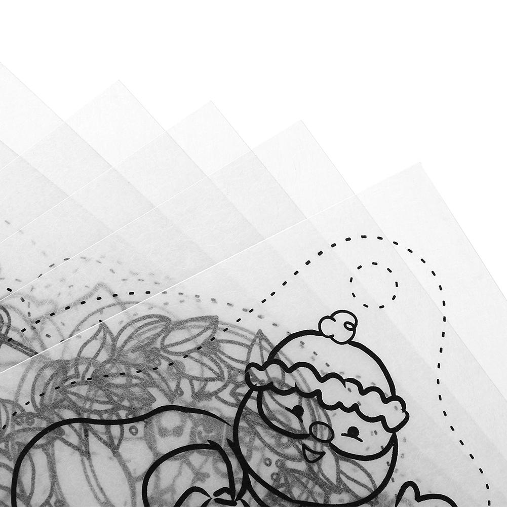 12 шт. термоусадочных листов, рождественский набор, маленькие узорчатые аксессуары ручной работы