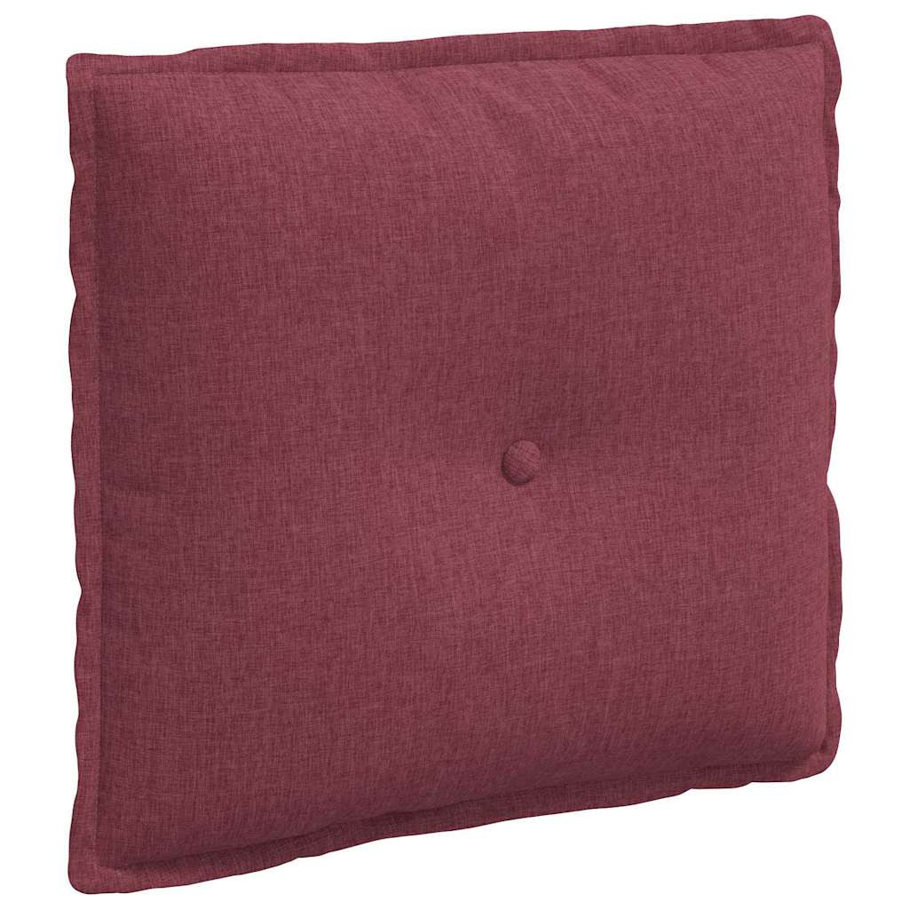 Back Cushion Burgundy 50 x 19 x 45 cm Fabric