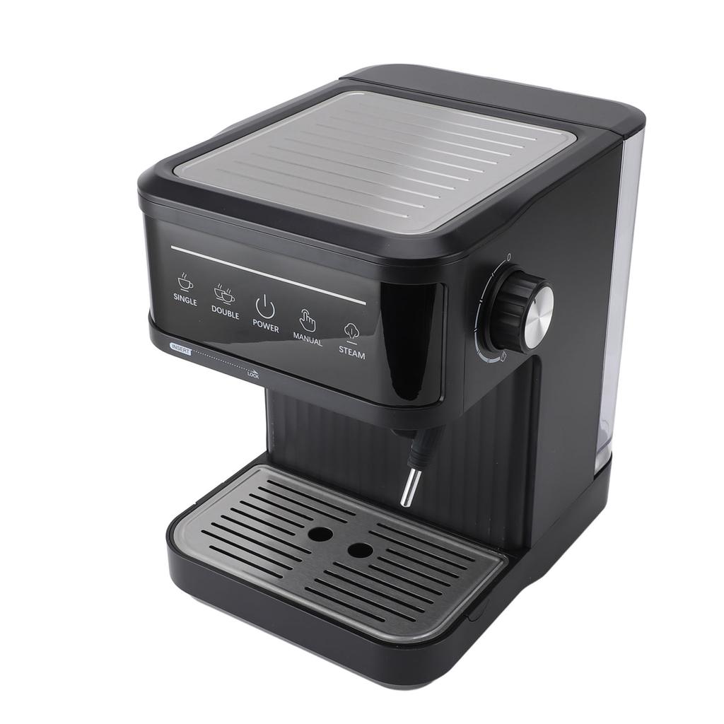 20Bar Coffee Machine 850W Stainless Steel Semi Automatic Coffee Maker Brewer with Grinder Tamper