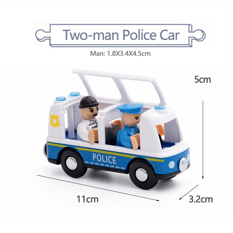 Variety Of Optional Track Magnetic Cars Multi-Purpose Vehicles Compatible Brand Wooden Scene Track Car Toys Children's Gifts