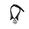 Hottie Sweet Cool Fake Collar Bells Punk Женское кожаное ожерелье Ожерелье Кольцо на шею Лето Прилив Французская кожа Готика