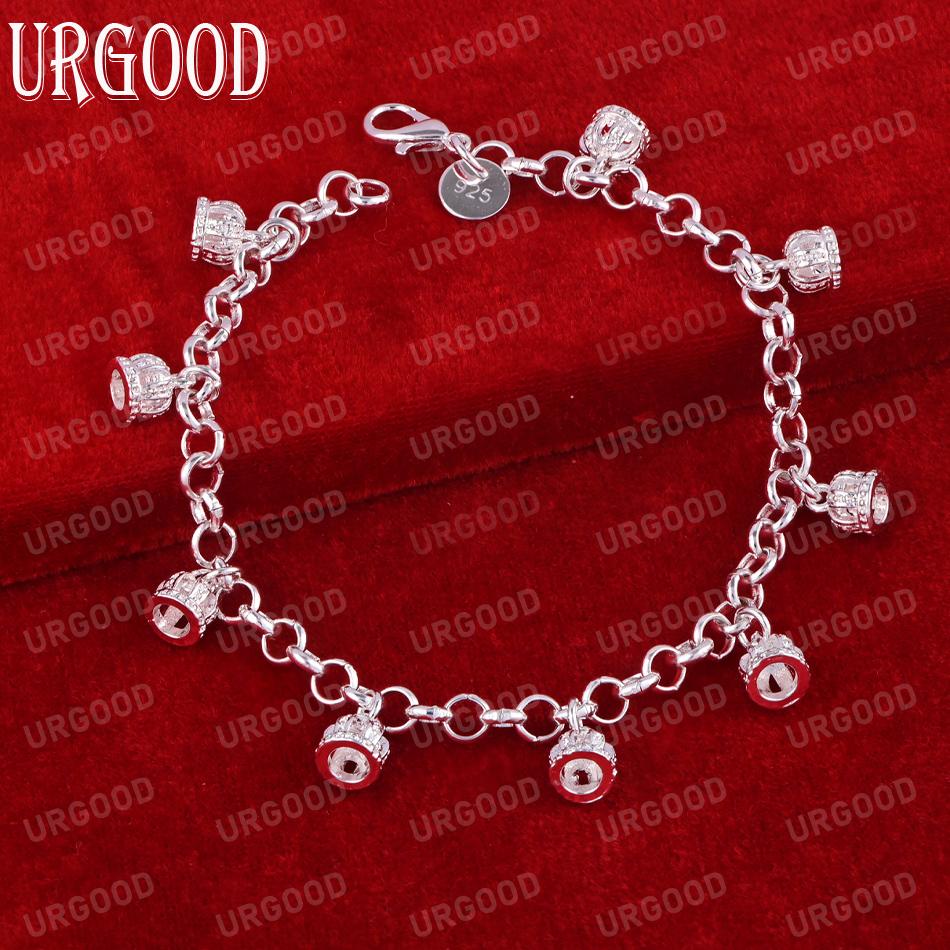 Подвеска в виде короны из стерлингового серебра 925 пробы с цирконием класса ААА, модные свадебные украшения