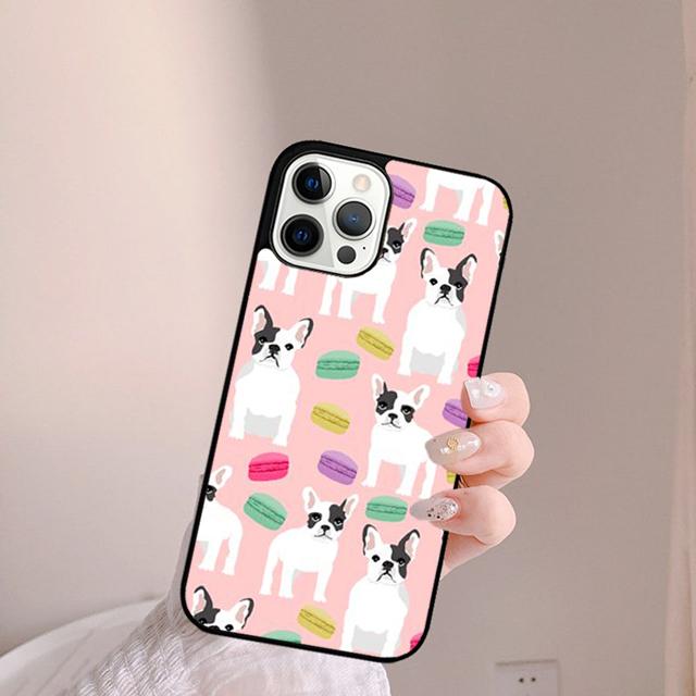 Чехол для телефона с французским бульдогом в маске Для iPhone 17 Air 16 15 14 Plus apple 16 11 12 13 Pro Max coque