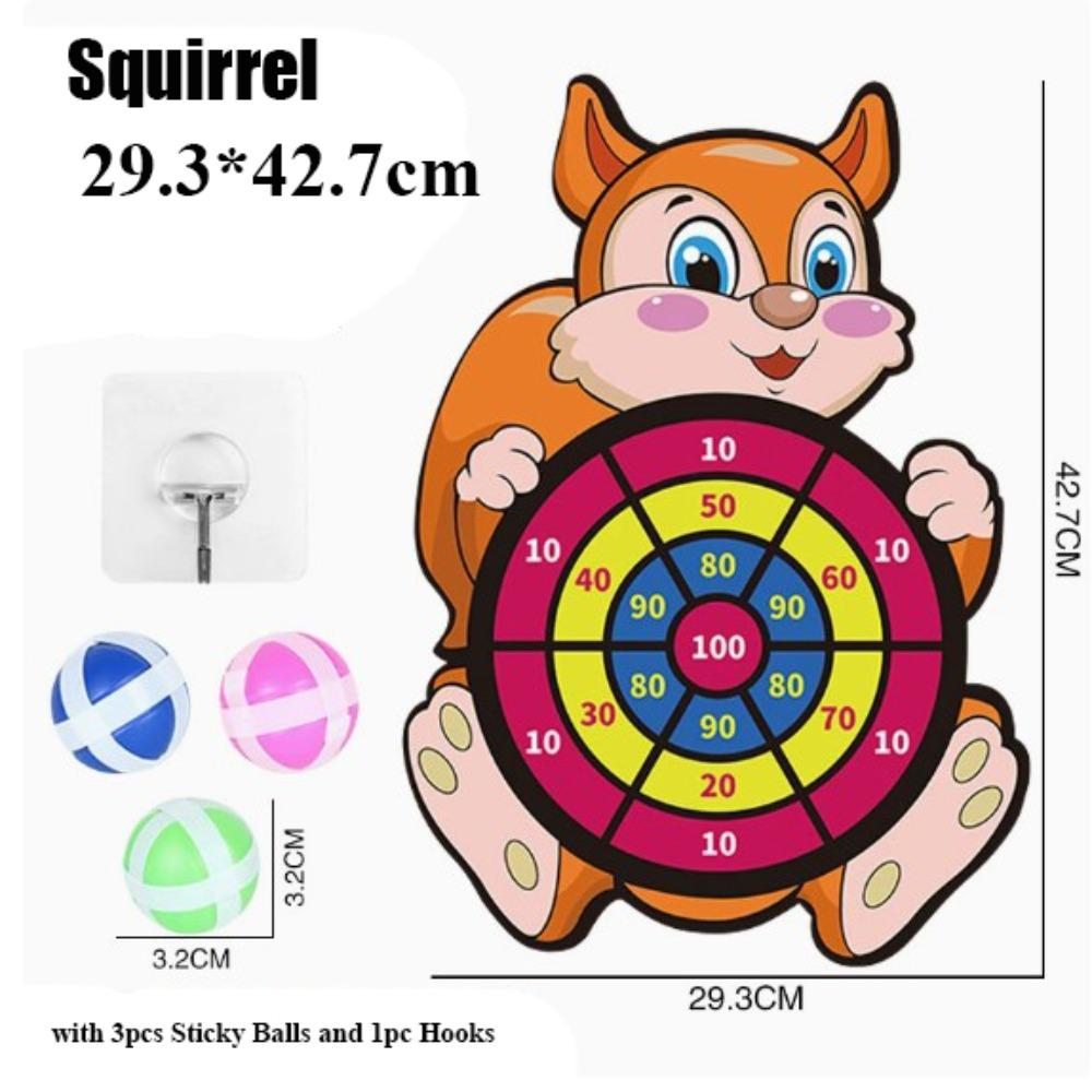 С 3 липкими шариками и крючками Животные Дартс Настольные игры Развивающие игры для детей Мальчик Девочка
