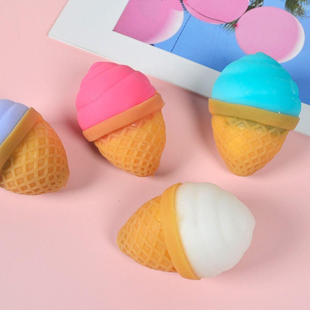 Сквоши Гамбургер Стресс-мяч Аутизм Сенсорная игрушка Снятие стресса и тревоги Непоседа Игрушки Мороженое Щипок Декомпрессионная игрушка для взрослых