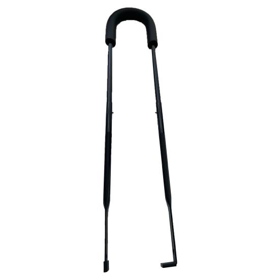 Children Bike Safety Trainer Handle Non-slip Sponge Wrapped Heavy Duty Kids Cycling Learning Bike Balance Push Bar Bike Accessories