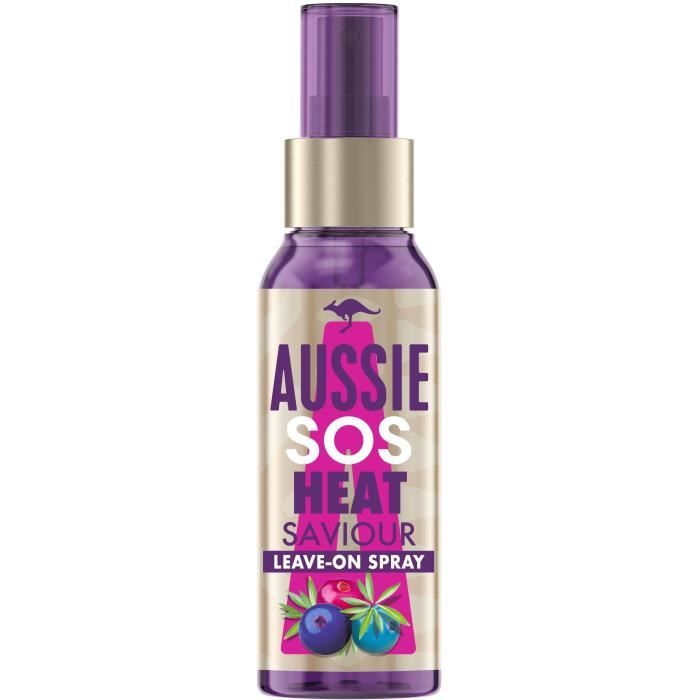 Термозащитный спрей - AUSSIE - SOS Heat Saviour - Поврежденные волосы - 100 мл